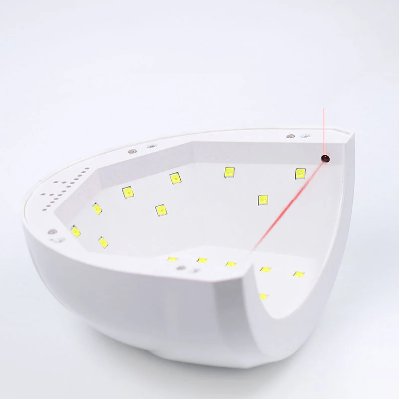 1 шт. пластиковая Сушилка для ногтей 6 Led 30 Led УФ светодиодная лампа быстрая изогнутая Гель-лак для ногтей маникюрная машина
