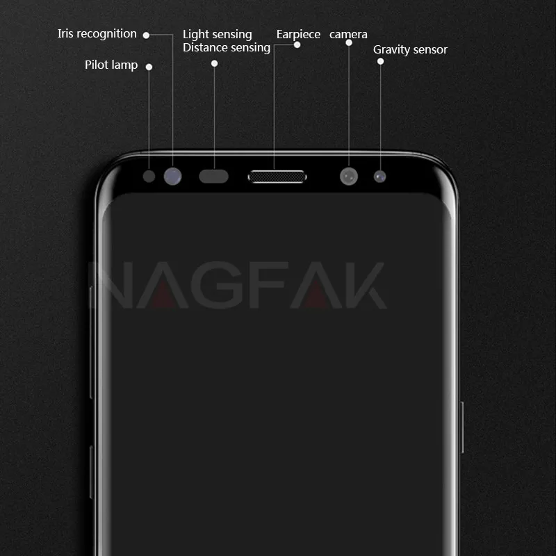 NAGFAK Передняя и задняя пленка для защиты экрана для samsung Galaxy S9 Plus S8 Plus 3D изогнутая мягкая защитная задняя пленка S9 S8 не стекло