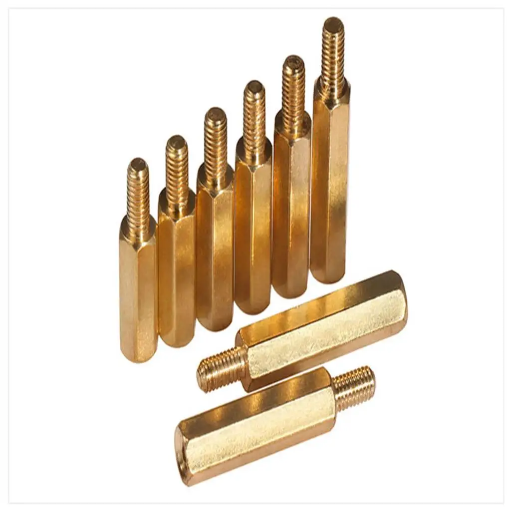 6 мм магазин. 10pcs m3 hex Double female head Nuts Brass hexagonal Copper PCB Standoffs Spacers Screw m3*5/8/10/12/15/20/25/30/35/40/45/50mm. Проставка м10 7мм. Удлинитель шпильки спейсер 6мм. Латунные проставки для плат.