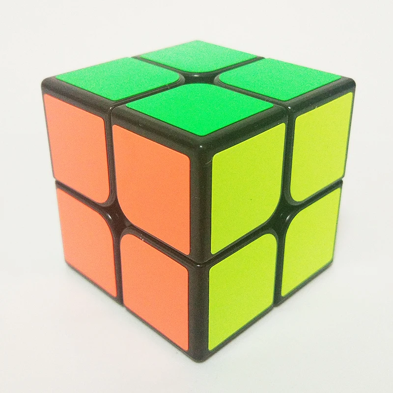 2 слоя стикеры Magic Cube 2X2X2 QiYi QiDi кубар-Рубик на скорость Cubo Magico Профессиональный Кубик Рубика для детей начинающих