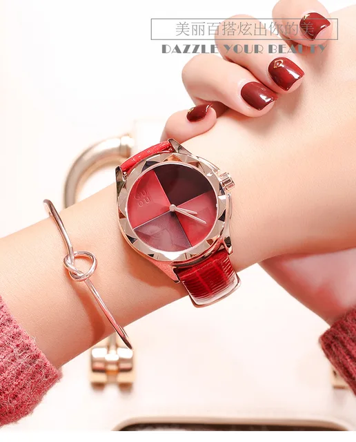 2018 Guou Luxury Brand Fashion Genuine Leather Simple Girl Bracelet Watch Women 2018 Guou Luxury Brand Fashion Genuine Leather Simple Girl Bracelet Watch Women