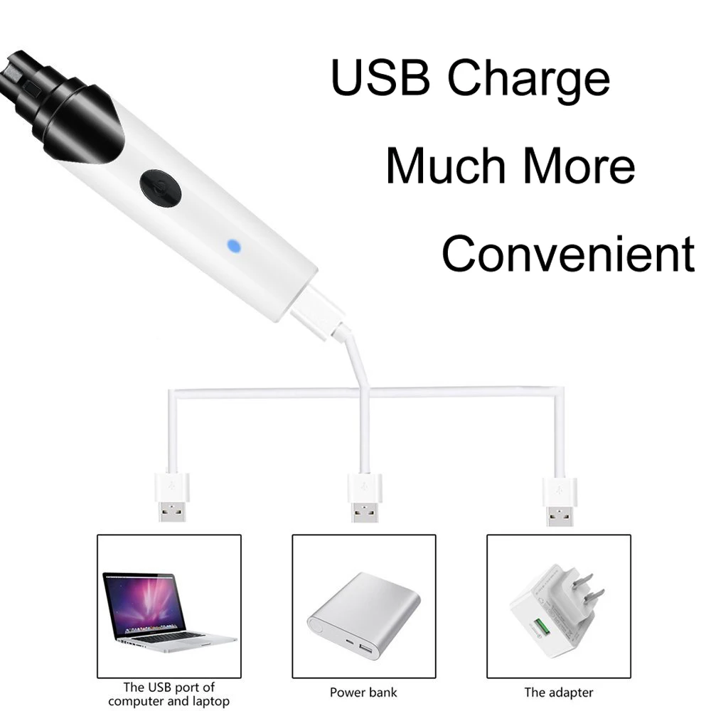 Перезаряжаемые машинки для ногтей собак и кошек с USB зарядкой|pet nail clippers|dog grinderdog |