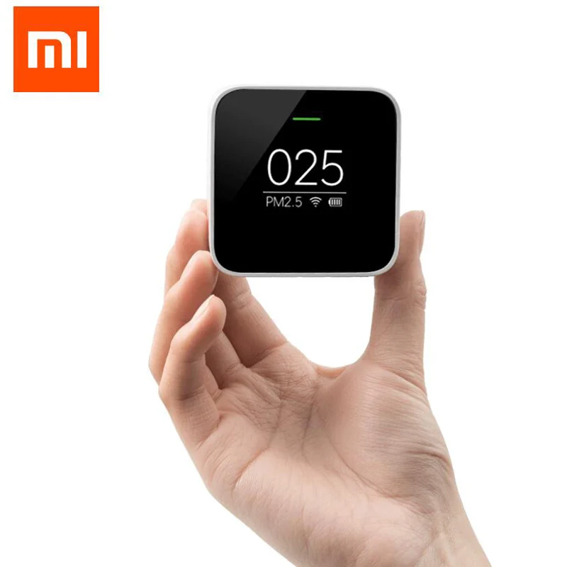 

Original Xiaomi Smart PM2.5 Air Quality Monitor Detector Portable OLED screen Sensor Wifi 2.4GHZ Use Health Care APP Control