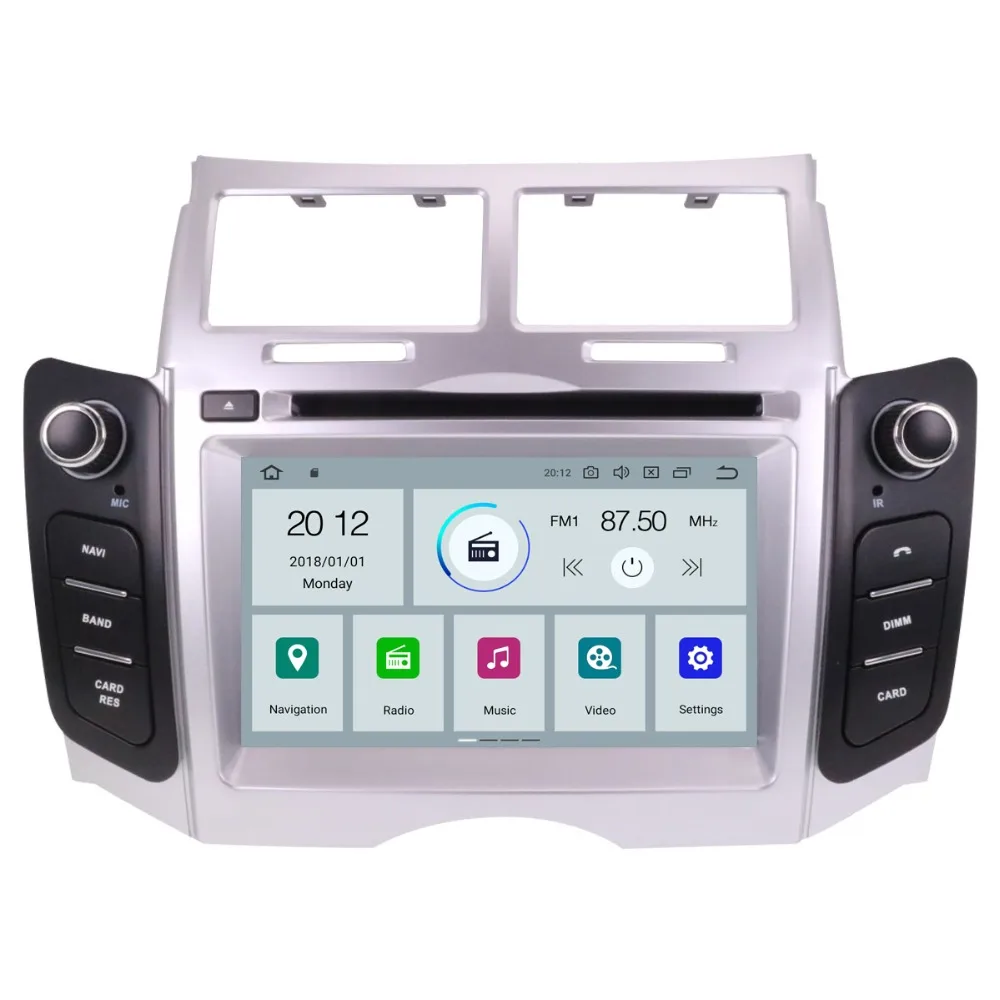 Sale Android 9.0 Car DVD Stereo Multimedia Headunit for TOYOTA YARIS 2005-2011 Auto PC Radio GPS Navigation Video Audio 4G RAM 32G 5