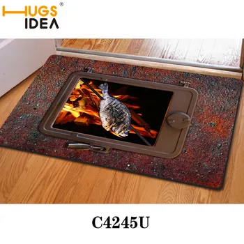 

Funny BBQ Living Room Floor Carpet Square Print Felt Thine Home Door mat Slip Resistant Mats Pads Tapetes Outdoor Entrance Rugs