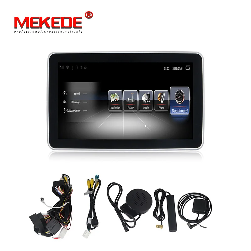 Perfect HD Android 7.1 4-Core RAM 3G+32G Car Radio GPS Navigation WiFi Bluetooth Head Unit Screen for Mercedes Benz GLA X156 2013-2017 1