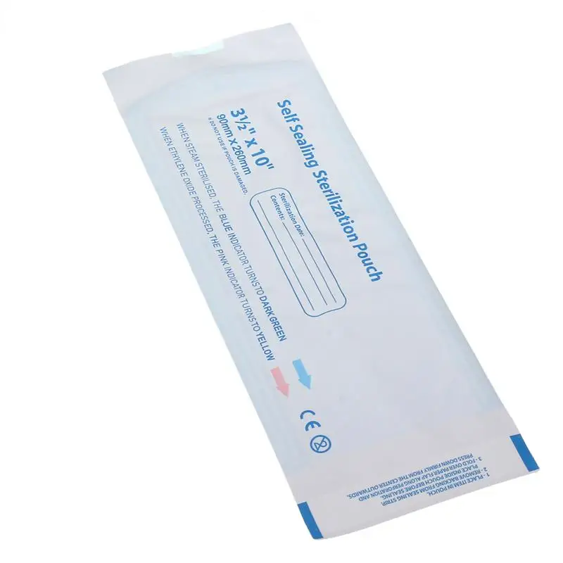 200 шт./кор. смываемая Татуировка Поставки пакеты для стерилизации сумки 260x90 мм Средний Размеры медико-класса ноутбук сумка для ноутбука TA-214-M
