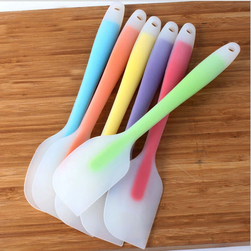 Silicone Baking Tools For Cakes Double Silicone Spatula Spoon Cookie Spatulas Pastry Scraper