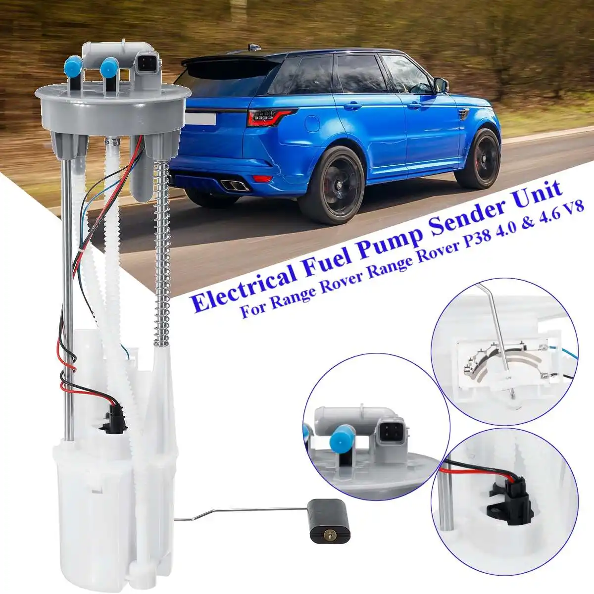 

Car Electrical Fuel Pump Sender Unit For Land Rover Range Rover P38 4.0 & 4.6 V8 1994-1998 #STC4344 ESR3931 Replacement