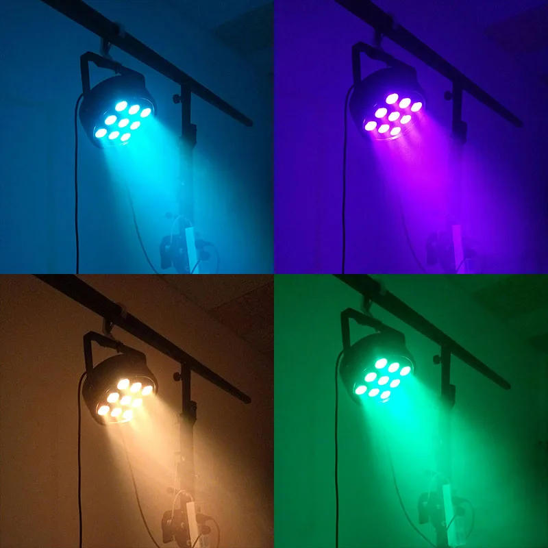 Беспроводной пульт светодио дный LED плоский Par 9 Вт 10 + Вт 30 Вт RGB светодио дный освещение Светодиодные сценические огни светодио дный LED Par