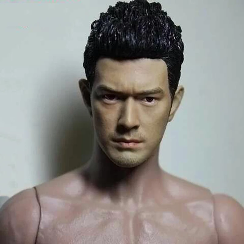 1//6 Takeshi Kaneshiro Male Head Scupt Asia Male Star Model For 12/" Action Figure