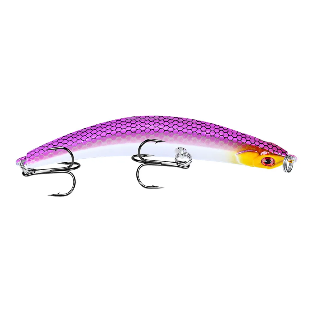 

artificial bait johncoo fishing lure soft bait 2019 newly 1PC Fishing Lures Plastic Hard Bass Baits Colors Minnow Lures