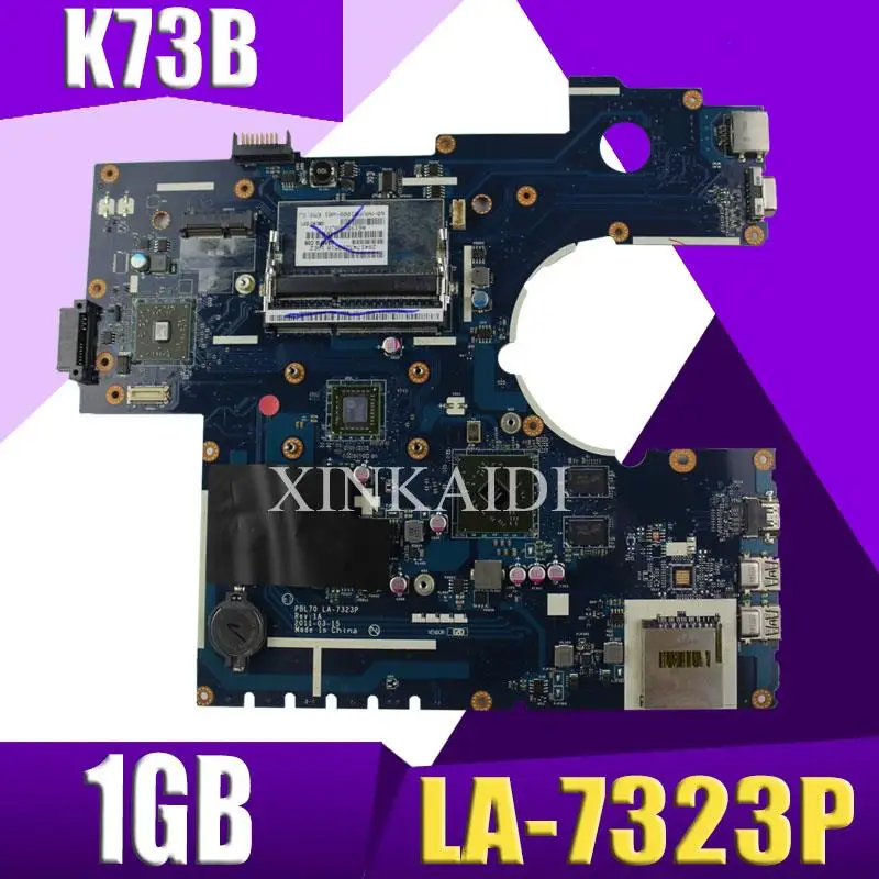 XinKaidi PBL70 LA 7323P материнская плата для ноутбука ASUS K73B X73BY X73BR K73BR K73BY K73BE X73B 1 ГБ