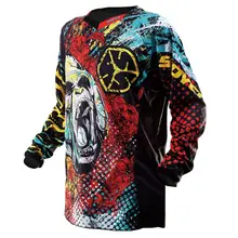 SCOYCO T119 Shirts Tops Motorcycle Midnight Motocross Jersey/MX MTB ATV Bike moto Jersey T-shirt Clothing jaqueta motoqueiro