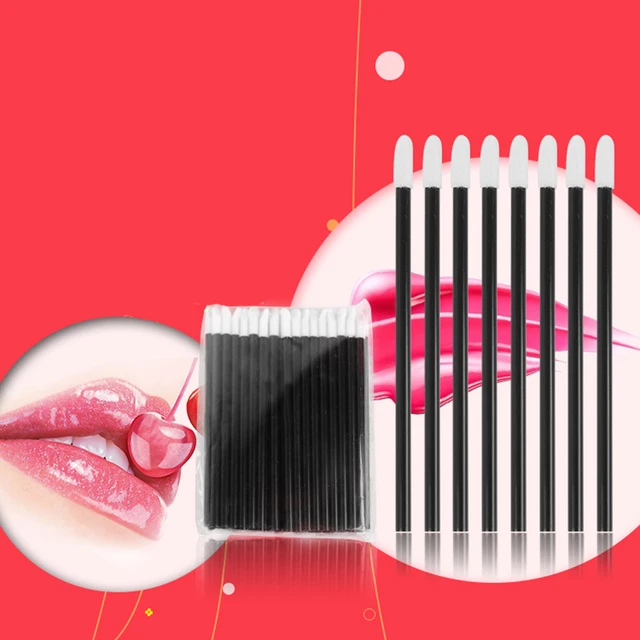 Cheap Women Accessories 50 PCS Disposable Lip Brush Wholesale Gloss Wands Applicator Perfect Best Make Up Tool Cheap Women Accessories 50 PCS Disposable Lip Brush Wholesale Gloss Wands Applicator Perfect Best Make Up Tool