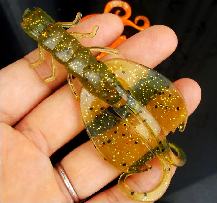 wholesale 50pcs/lot Assassin Best Selling Soft Shrimp Prawn Fishing