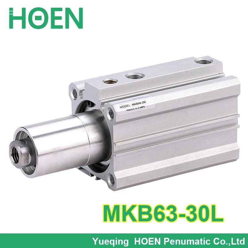 

MKB63-30L MKB Series Double acting Rotary Clamp Air Pneumatic Cylinder MKB63*30L