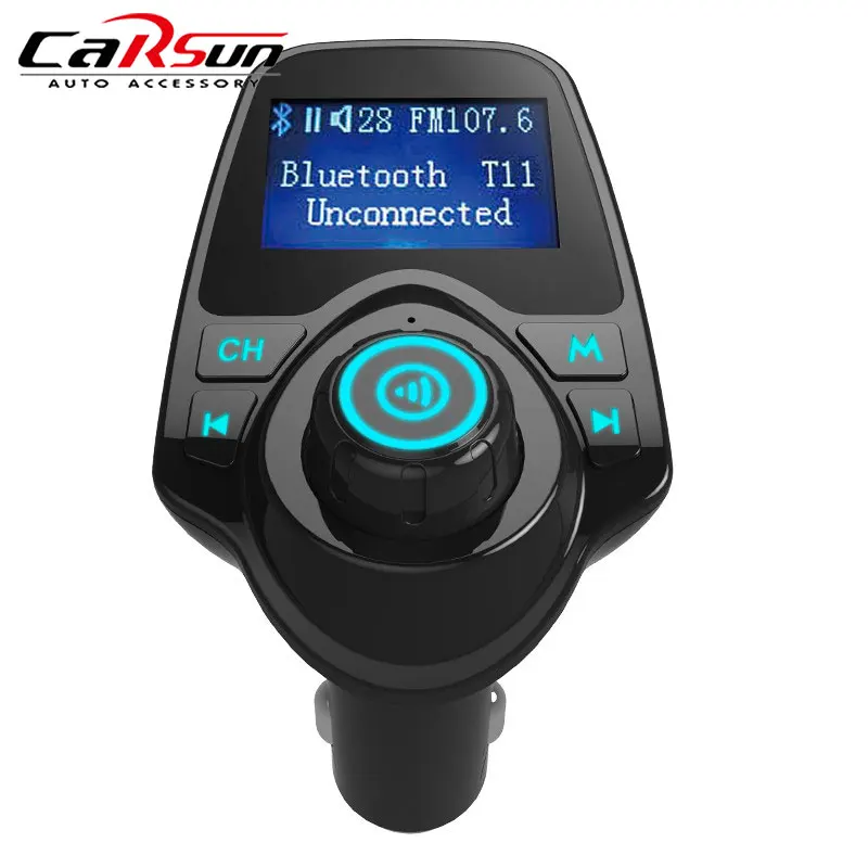 

FM Transmitter Handsfree Bluetooth Adapter FM Modulator Car Kit USB Bluetooth Car Charger MP3 Music Player Manos Libres Coche