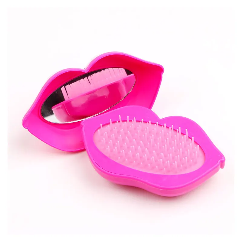 1Pc New Makeup Comb Hair Brush Pro Styling Tool Portable Mini Folding Comb Airbag Massage Round Travel Hair Brush With Mirror 1Pc New Makeup Comb Hair Brush Pro Styling Tool Portable Mini Folding Comb Airbag Massage Round Travel Hair Brush With Mirror