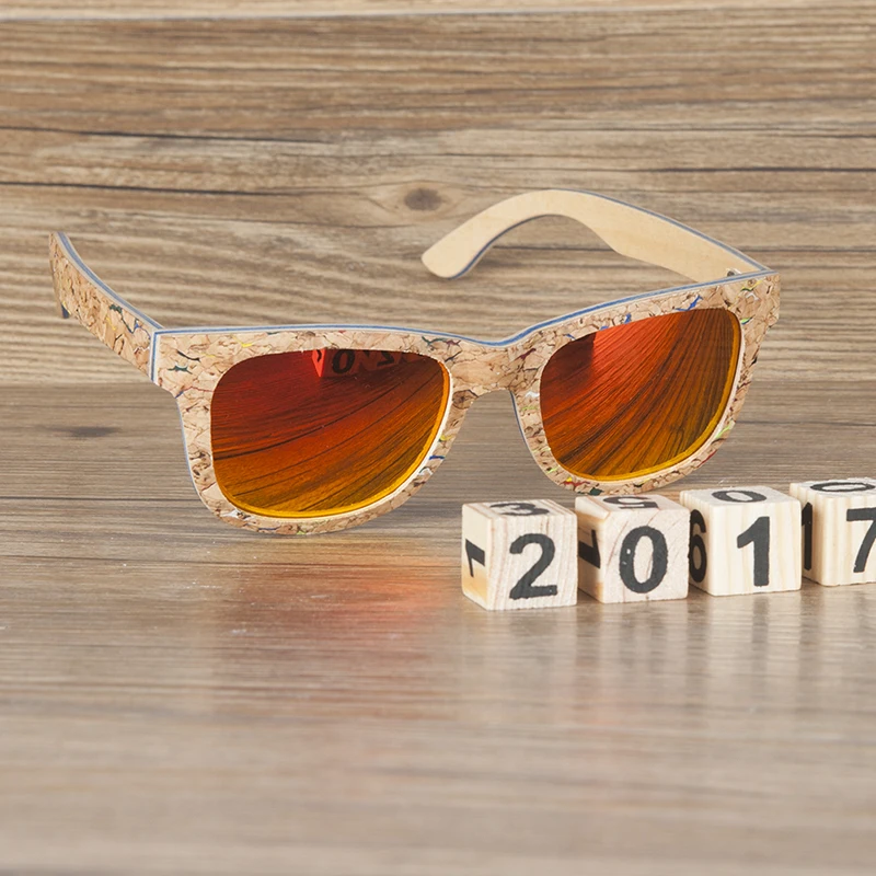 BOBO BIRD брендовая с деревянной солнцезащитные очки для женщин и мужчин Роскошные поляризованные цветные солнцезащитные очки ретро с памятным подарком для дропшиппинг AG021