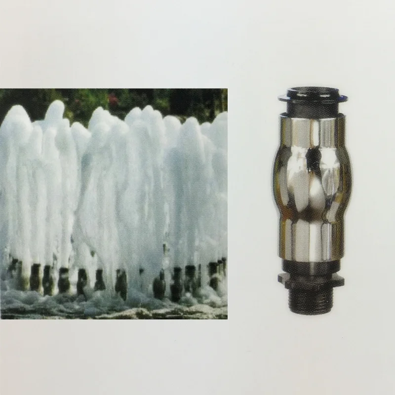 

4Pcs DN25 1" Stainless Steel European Foam Water Fountain Nozzles Pond Sprinklers Heads