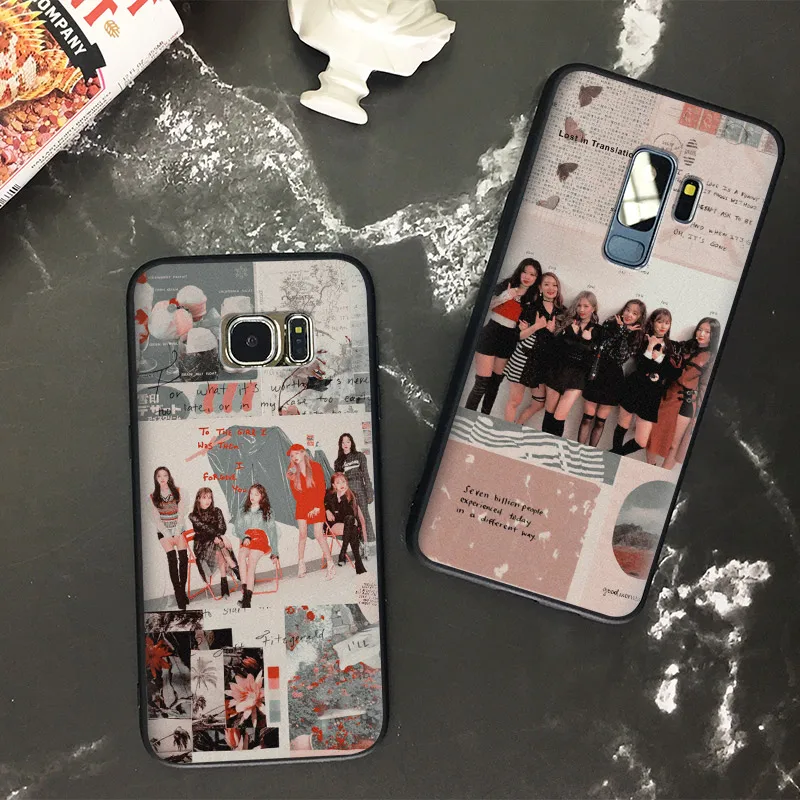 

G IDLE Girl group gidle kpop Soft Silicone Phone Case Cover Shell For Samsung S7 Edge S8 S9 Plus Note 8 9