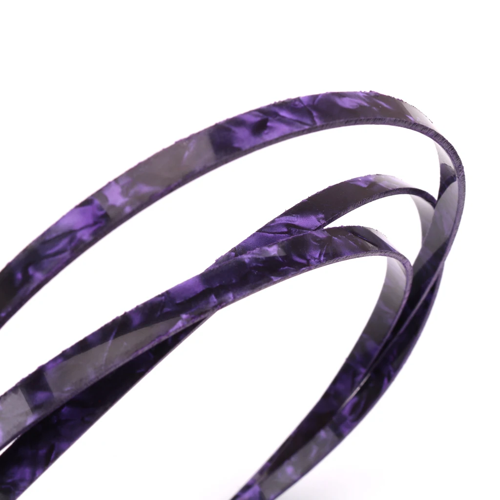 Cool Purple Pearl Celluloid Guitar Binding Celluloid Guitar Binding Purfling Strip for Guitar Parts Accessories 1620x6x1.5mm