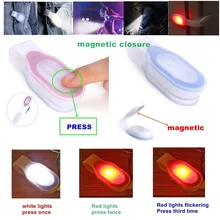 

Alonefire LED Flashlight Emergency Light Clip onto Clothes or Magnetic Surfaces for Hiking, Dog Walking or Running PL200