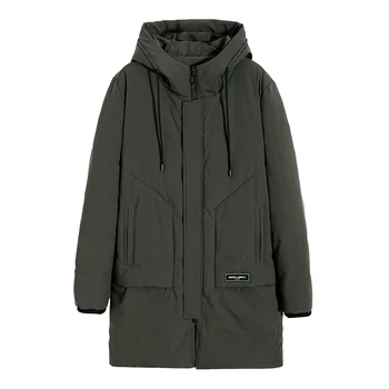

Pioneer Camp thick warm jacket men winter brand clothing hooded winter jacket for men top quality parkas male black coffee