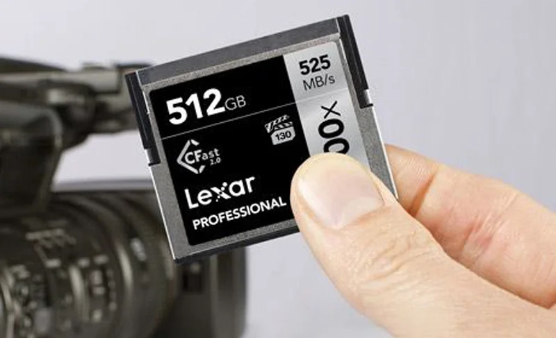 флешка Lexar 3500X CF карт 525 МБ/с. 64 Гб 128 256 512 CFast 2,0 профессионалами Камера флэш-карты памяти 3D 4 K видео памяти карта памяти