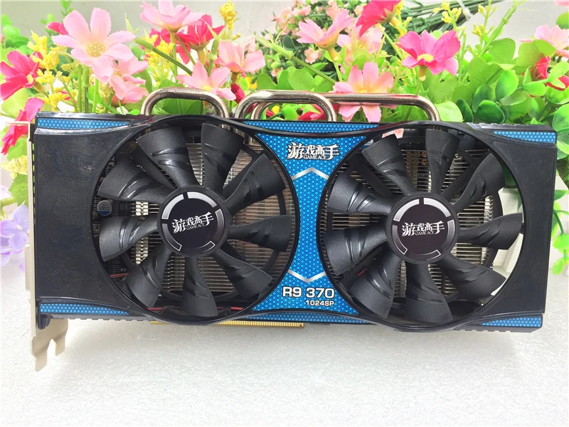  Used original for  Yeston R9 370 2G 256bit DDR5 desktop game graphics card PCI-E 3.0 