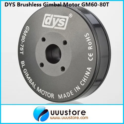 

FPV High Performance Brushless Gimbal Motor GM60-80T for FPV Aerial Photography