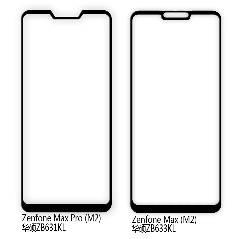 Черное закаленное стекло для Asus Zenfone Max Pro M1 ZB601KL ZB602KL защита экрана M2 ZB631KL