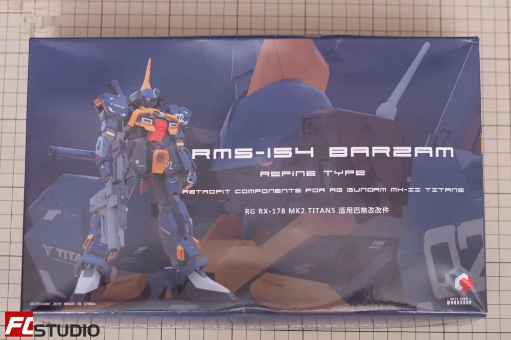 CuteCube мастерская RMS-154 BARZAM уточнения типа модифицированные компоненты для Bandai RG 1/144 MK-II Titans Gundam