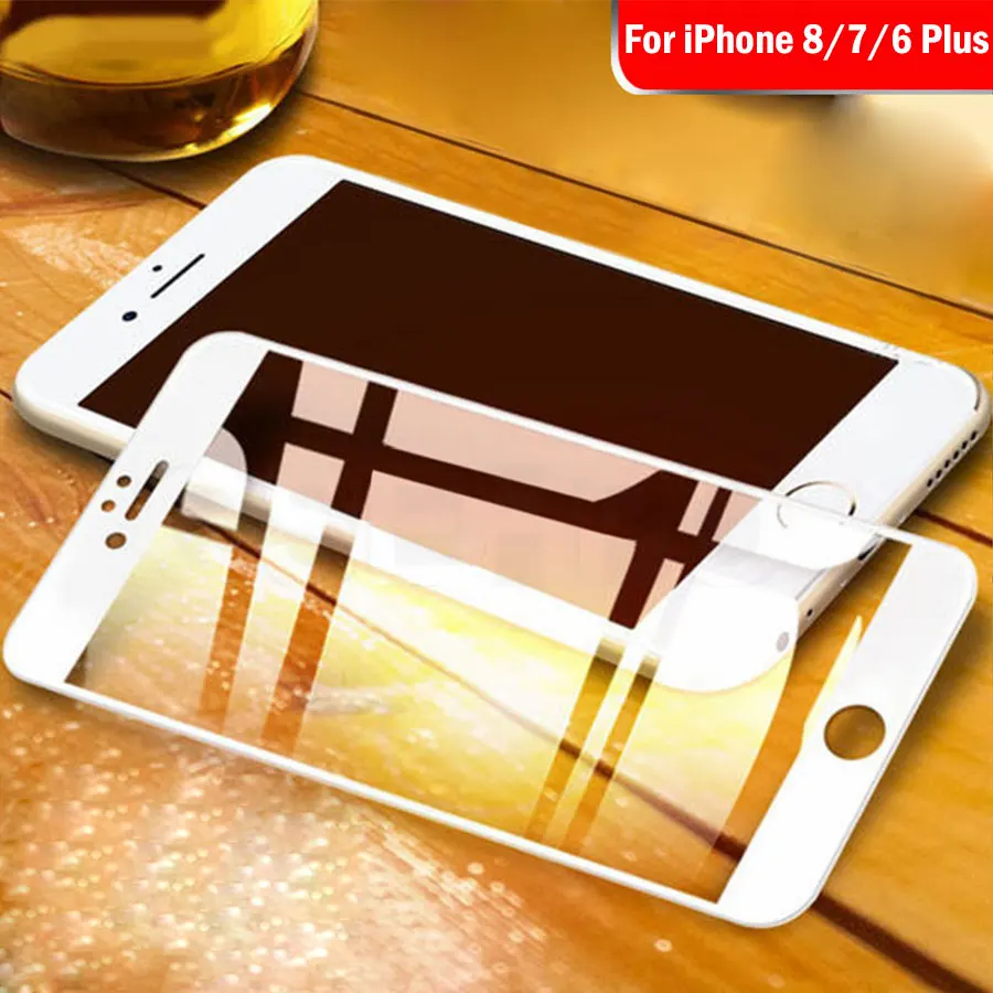 Защита экрана для iPhone 7 Plus закаленное стекло 8 6 защитное на 8Plus пленка|Защитные