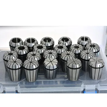 

15pcs/set High Precision 0.008 ER20 collet 3 4 5 6 7 8 9 10 11 12 13mm 1/4 1/8 Spring Collet Suitable for ER Collet Chuck Holder