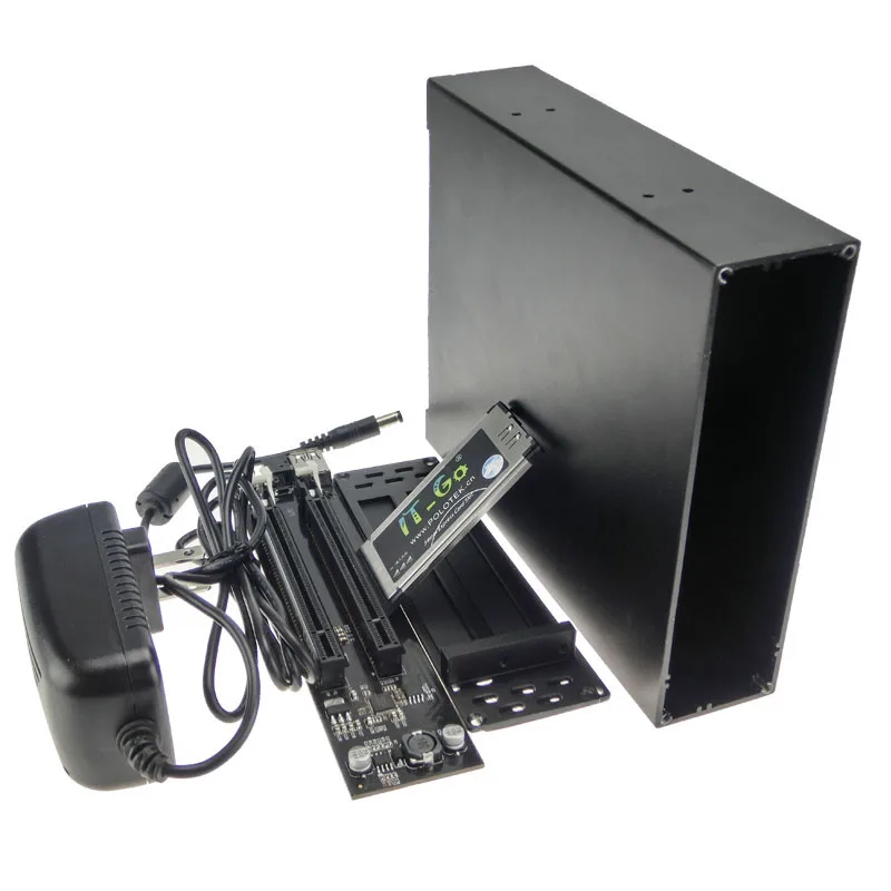 

2 PCIe 16x slots Expresscard 34 / 54 mm converter riser Card for Network card graphics card