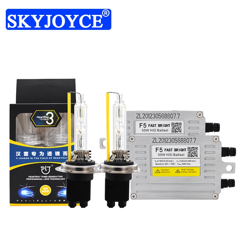 SKYJOYCE 55 Вт Быстрый Яркий свет комплект AC DLT F5 старт HID балластный реактор 35 HeartRay H1 D2H
