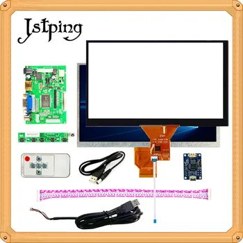 

Jstping 9 inch 800*480 LCD screen Monitor Driver Control Board Capacitive touch screen HDMI VGA for Raspberry Pi mini display