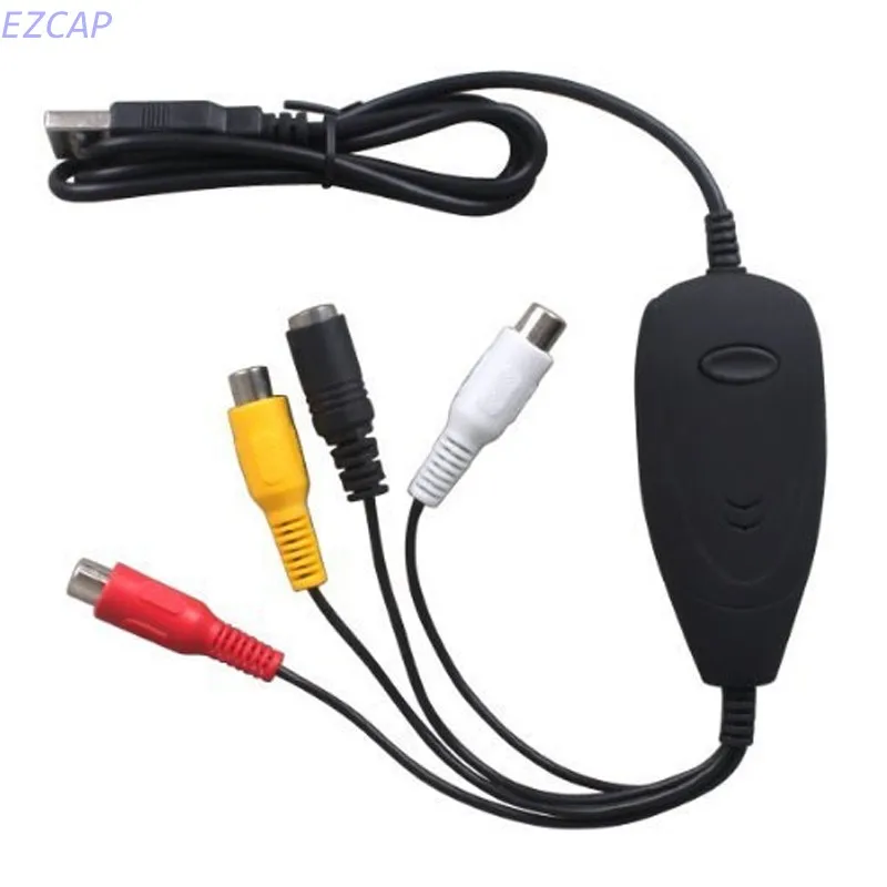 Card USB analog to digital converter usb with snapshot key for old any analog RCA input to PC Windows 7 8 10 free shipping