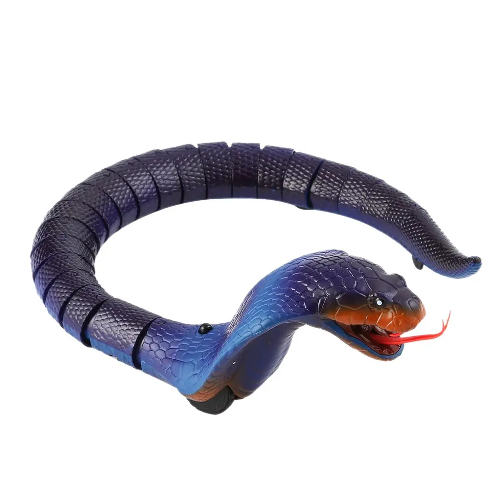

Remote Control Snake Naja Cobra Animal Trick Terrifying Mischief Toy RC Snake Safari Garden Props Prank Gift For Kids RC Animals