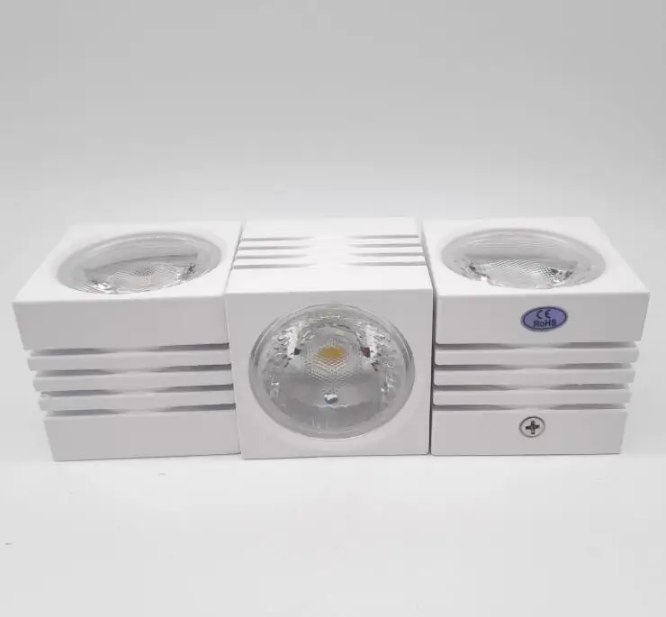 

Free Shipping High quality 7W Dimmable Surface Mounted LED Downlight High Lumens Warm Cold White 12W led spot light CE & RoHS