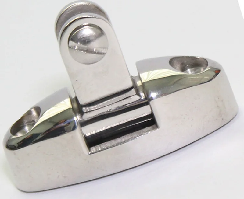 Montanha tipo Montagem Apto para Barco Iate com Almofada de Borracha Ferragem Marinho Inoxidável Prata Giratória Deck Dobradiça Bimini Topo Aço 316 17 inoxidável 316 prata giratória deck dobradiça bimini topo