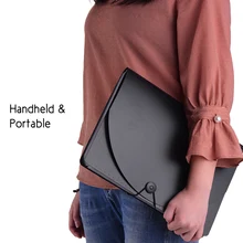 12 карманов офисная папка для документов радужные цветные А4 бумажный шкаф для хранения документов с крышкой Органайзер с файловым руководством и этикетками карт