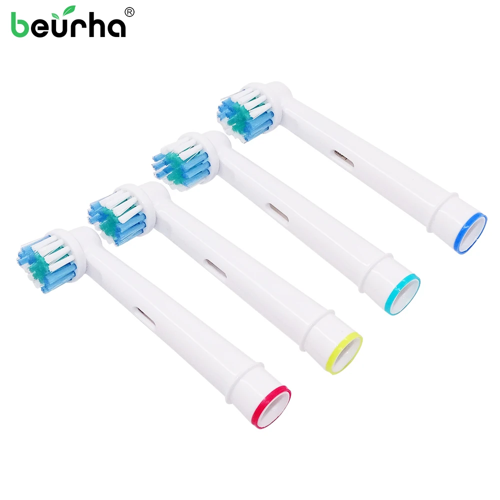 

Beurha 4PCS Electronic Teethbrush Heads Replacement Care Clean Teeth Brushes Head Free Shipping