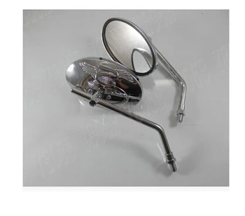 

Chrome Motorcycle Rearview Mirrors For Honda Shadow Spirit Sabre Aero ACE Steed VLX 400 600 1100 DLX VTX1300 1800 Magna VF 250