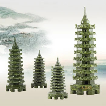 

Stone Wenchang Tower Decoration Nine layer Student Industry Prof. Study Office Decoration Crafts