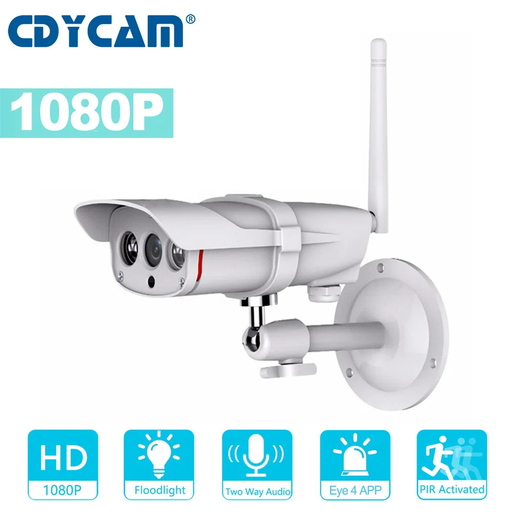 

CDYCAM C16S 1080P Outdoor Wifi IP Camera Waterproof IP67 Wireless 2.0mp IP Camera Night vision Wireless IR-Cut support 128G Card