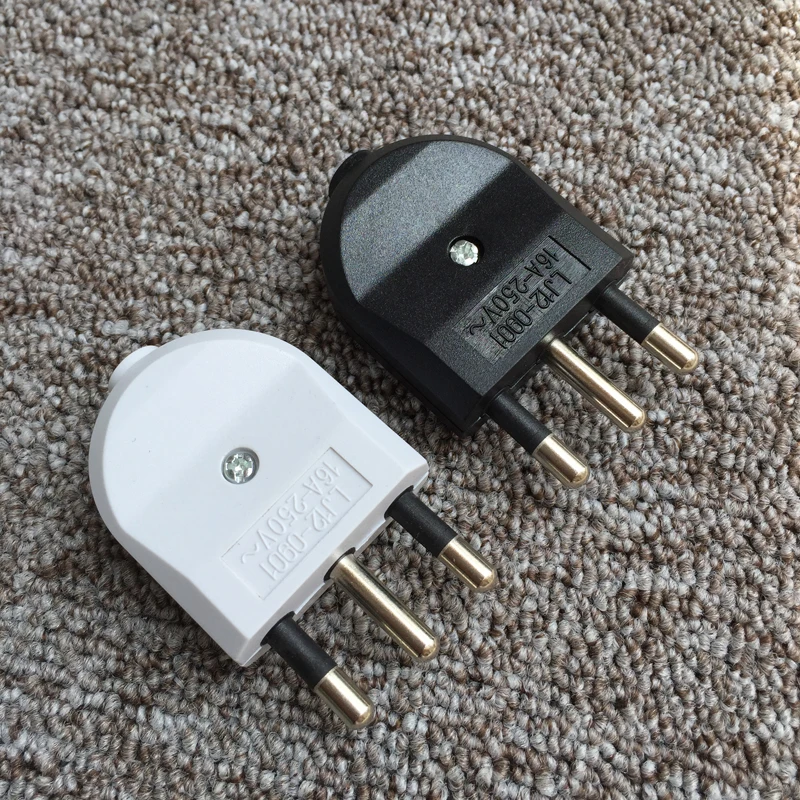 16A Italy Standard power plug Urugua Chile wiring connection plug