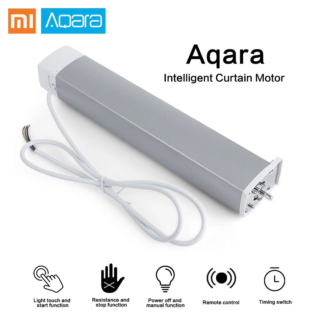 Xiaomi Aqara Smart Curtain Motor Intelligent Zigbee Wifi For xiaomi Home Device Wireless Remote Control Via Mi APP | Электроника